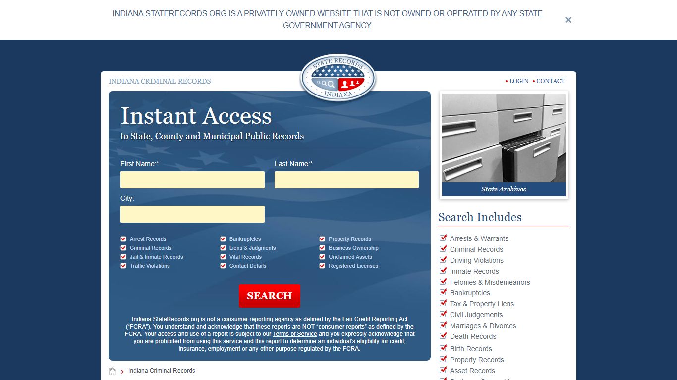 Indiana Criminal Records Online | StateRecords.org